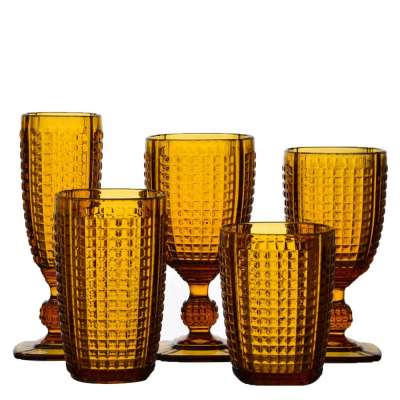 2019 NEW Creative embossed lead free glass Red Wine glass Champagne Glass water cup goblet juice cup