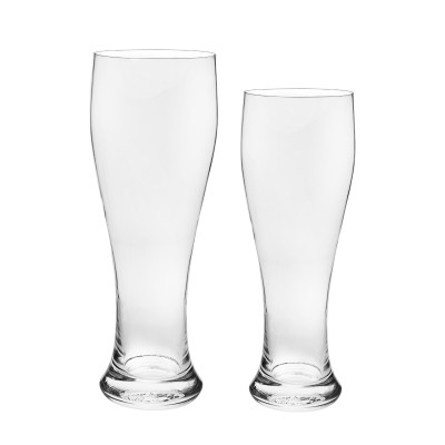 Wholesale Custom stocked 550ml 700ml Clear Antique Classic Wedding Lead-Free Crystal Cooling Beer Glass