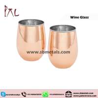 Copper wine glasses